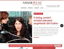 Tablet Screenshot of angolnyelvtanitas.hu